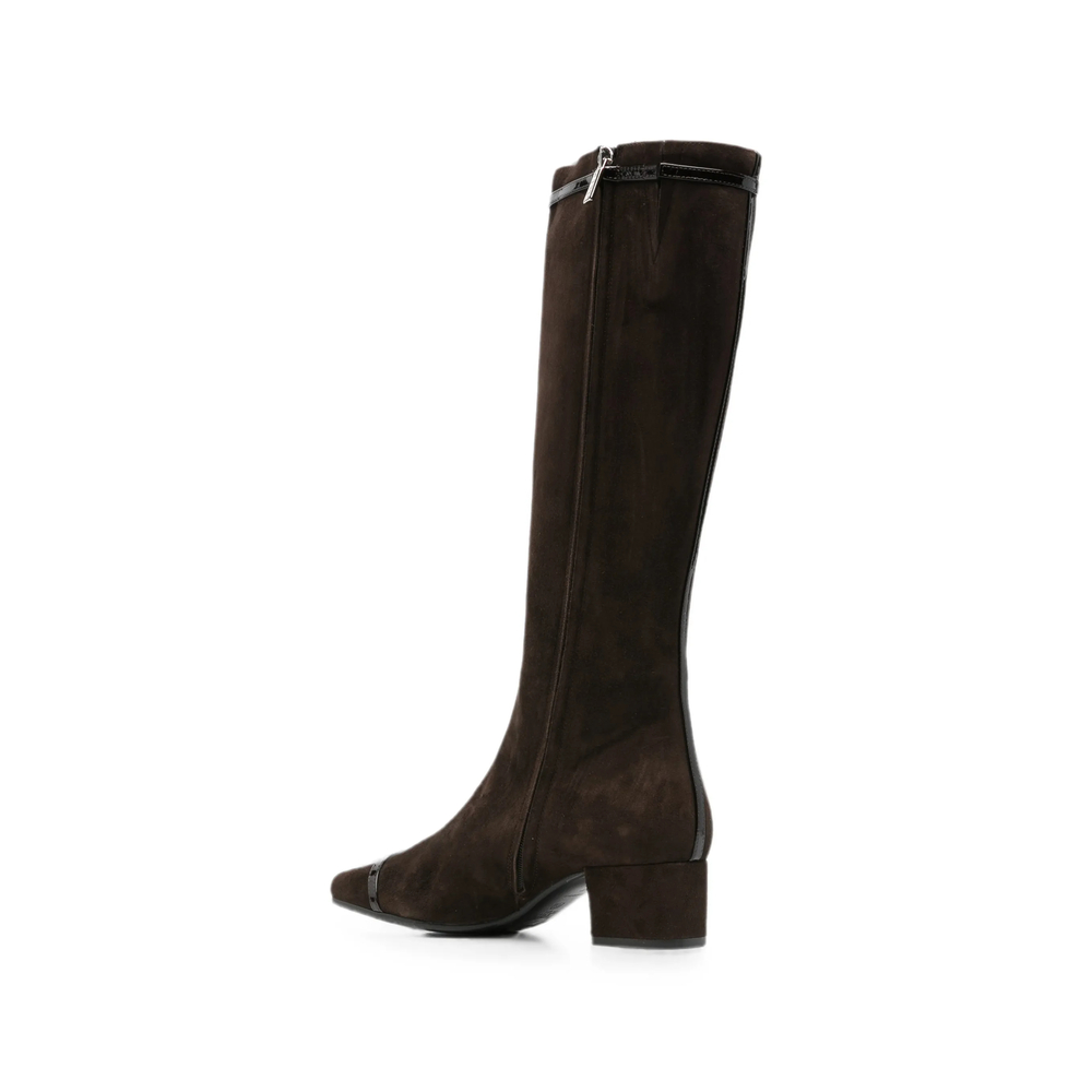 Starter Buckle-Detail Knee-High Boots