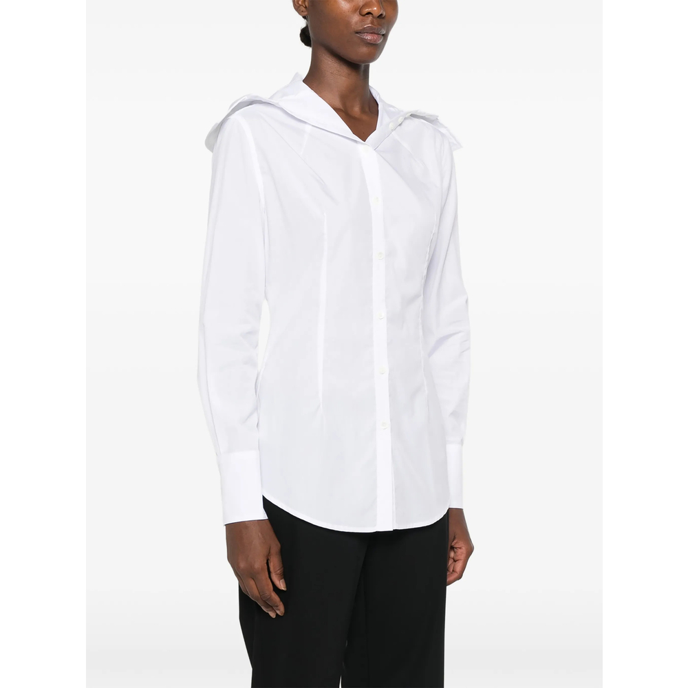 Hooded Button-Up Shirt