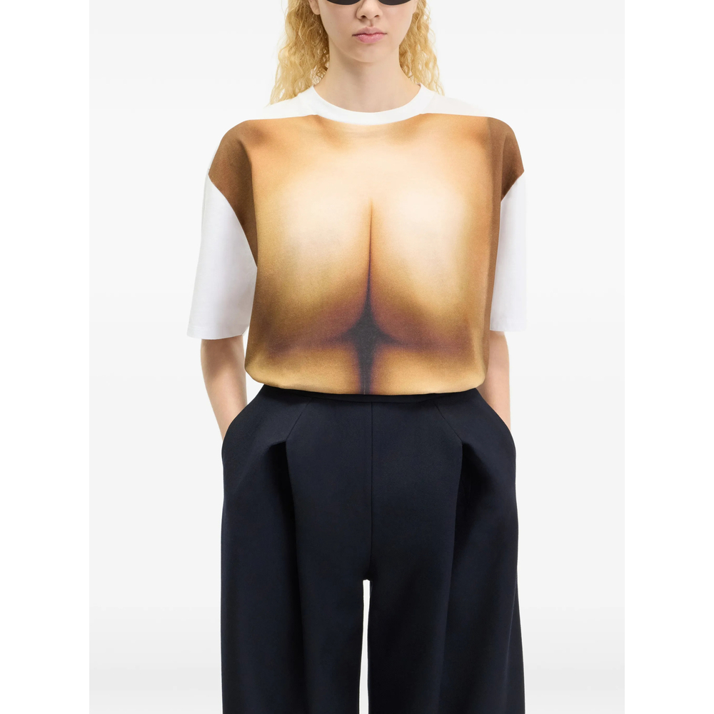 Jean Paul Gaultier Oversized Trompe L'oeil Butt T-shirt