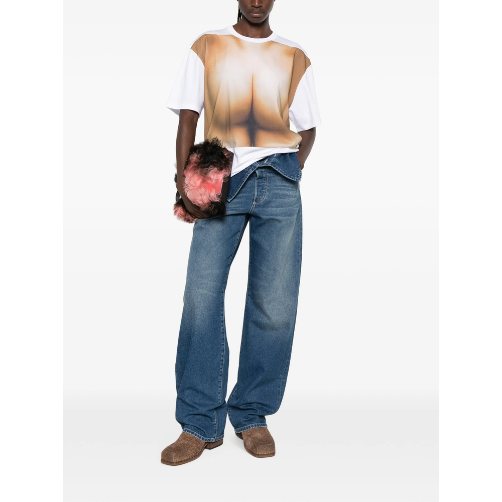 Oversized Trompe L'Oeil Butt T-Shirt