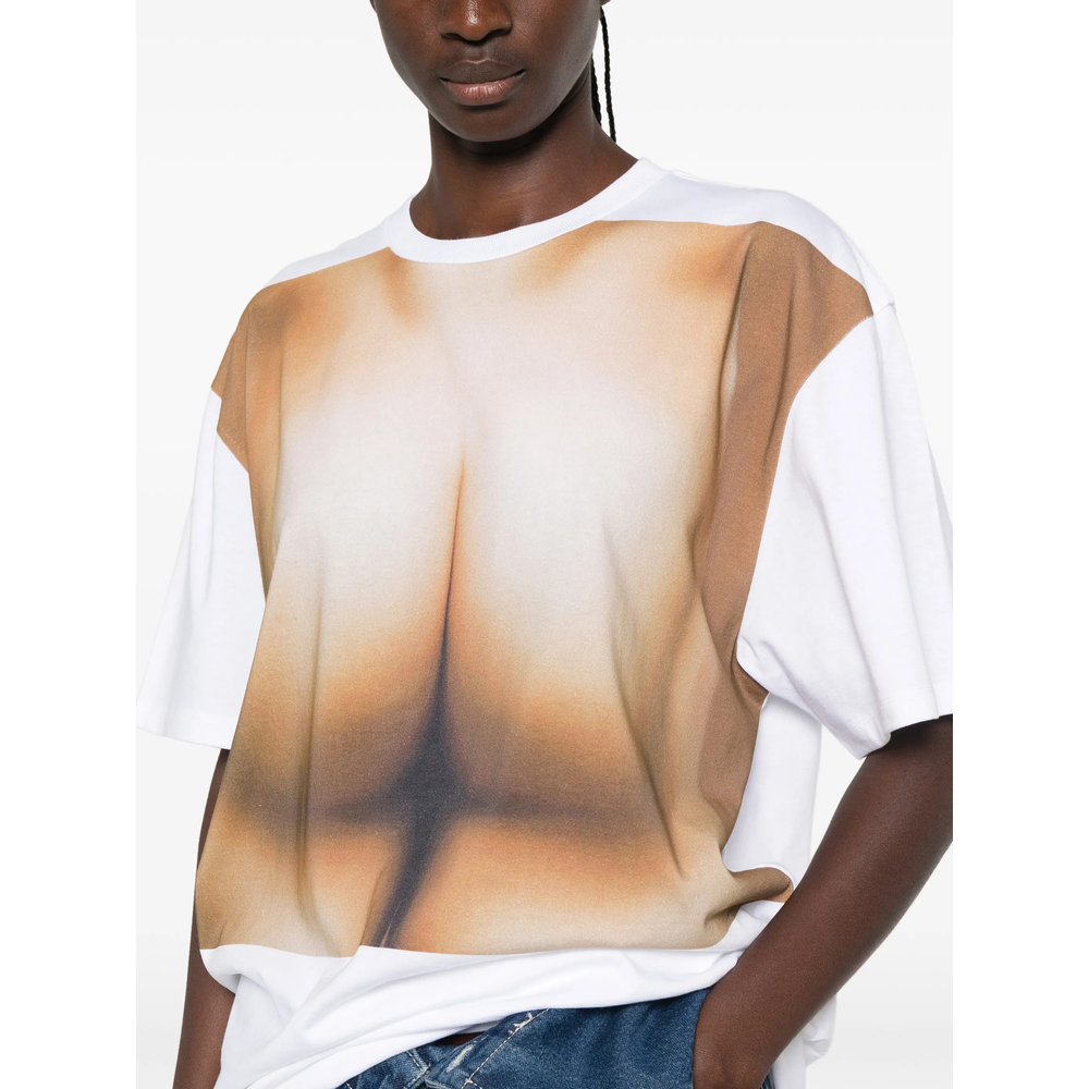 Oversized Trompe L'Oeil Butt T-Shirt