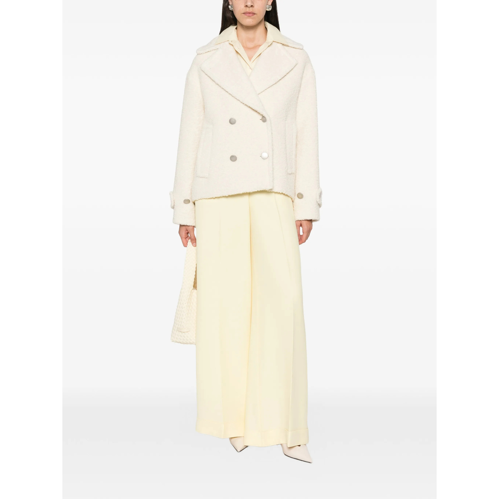 Sheila Double-Breasted Bouclé Coat