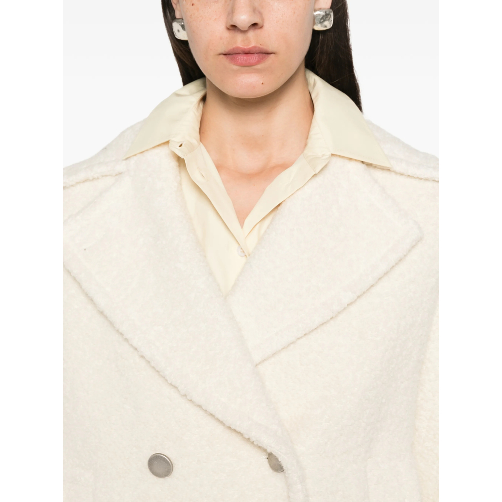 Sheila Double-Breasted Bouclé Coat