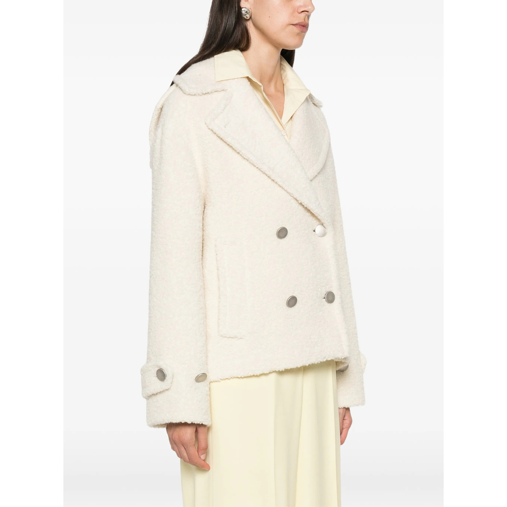 Sheila Double-Breasted Bouclé Coat
