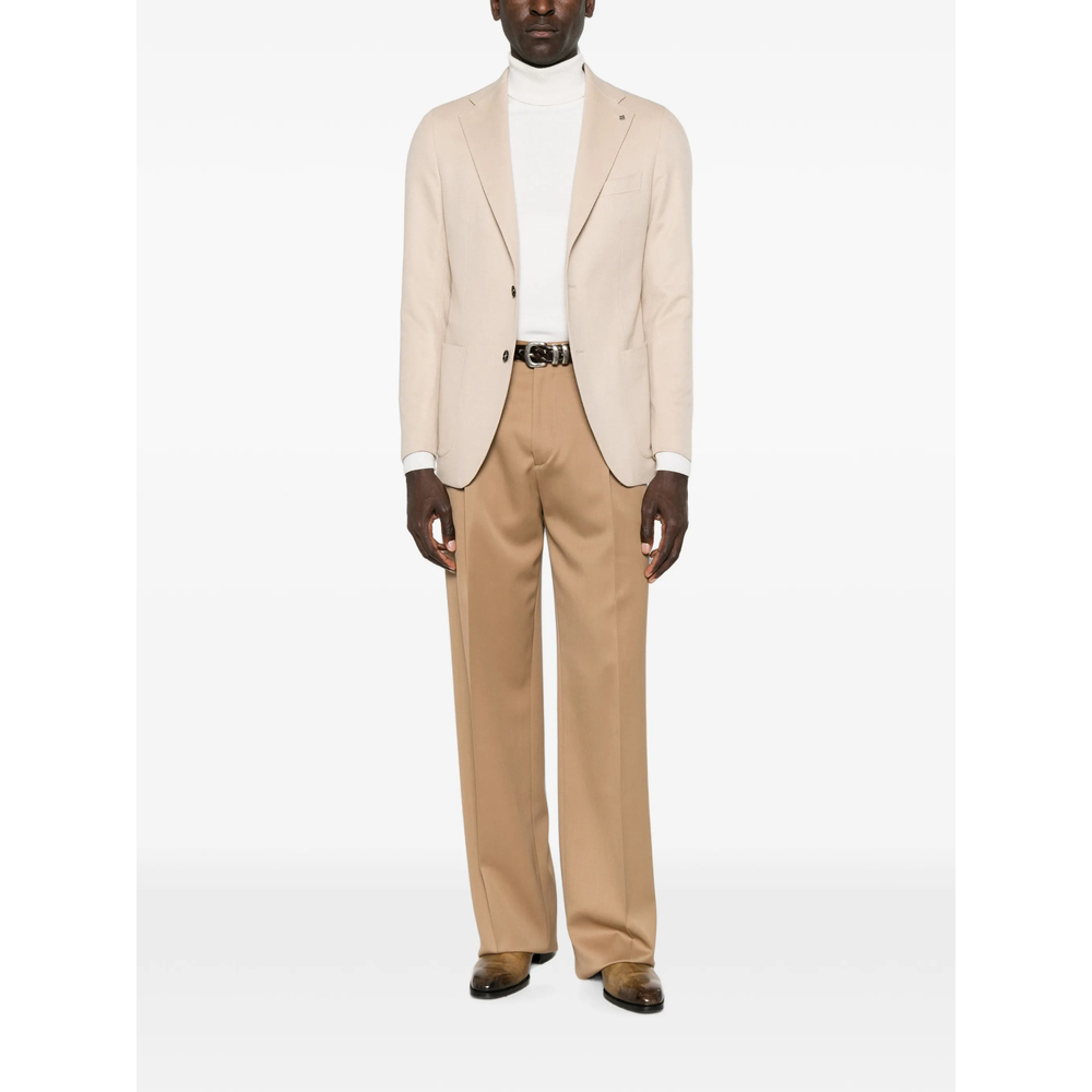 Single-Breasted Notched-Lapels Jacket