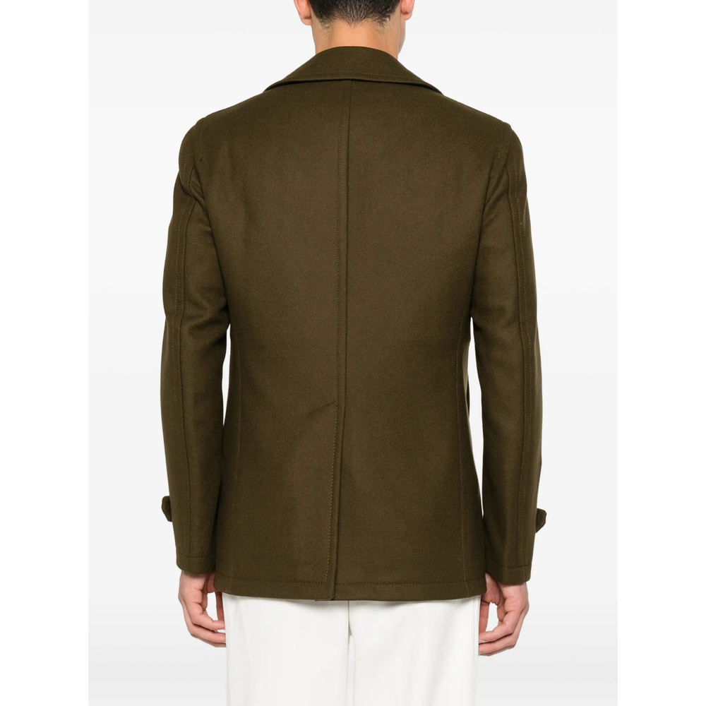 Double-Breasted Buttoned Jacket