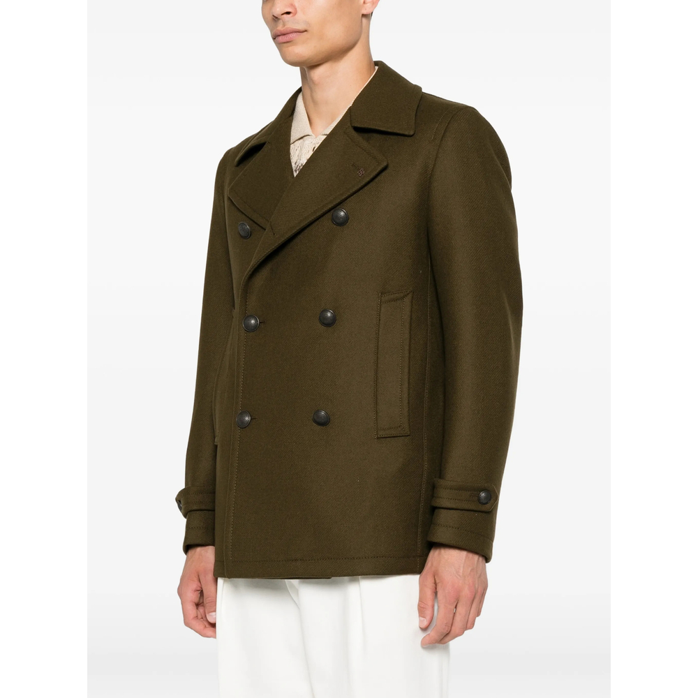 Double-Breasted Buttoned Jacket