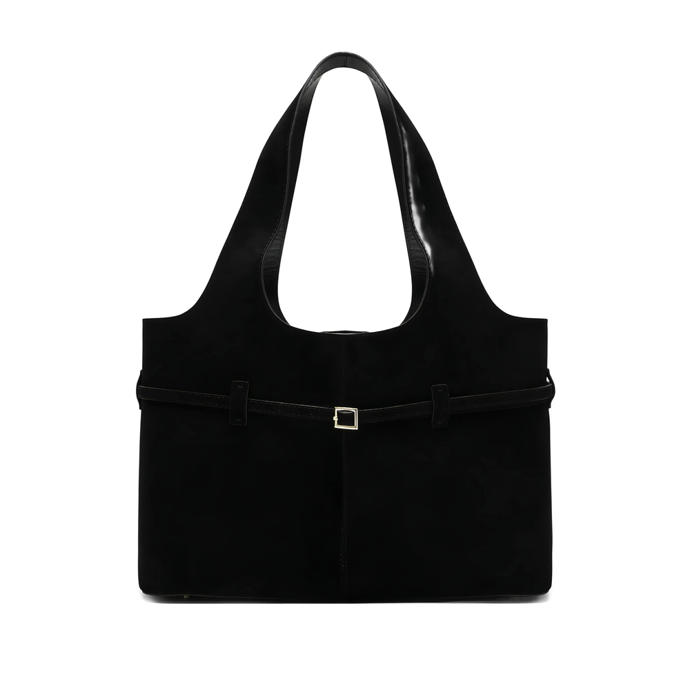 Manu Atelier Cambon Cabas Suede Tote Bag