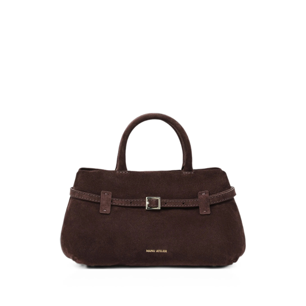 Manu Atelier 25 Le Cambon Suede Tote Bag