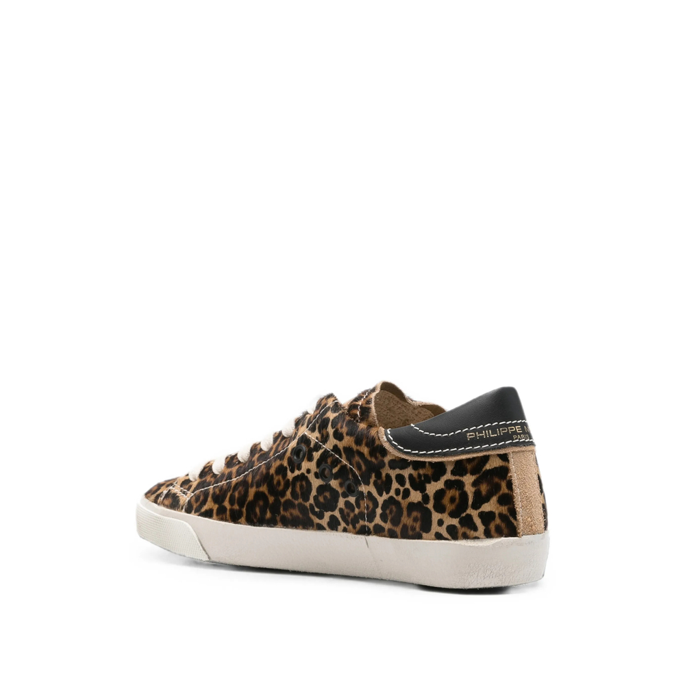 Prsx Low Leopard-Print Paris Sneakers