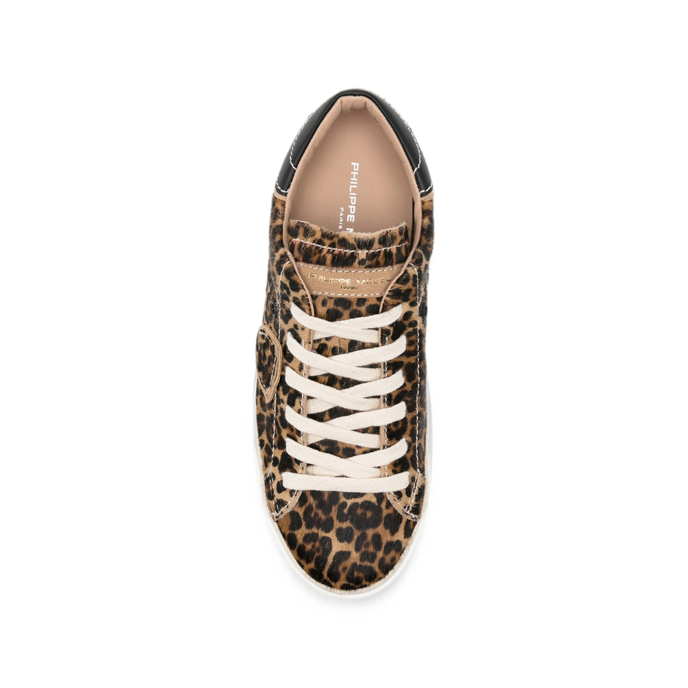 Prsx Low Leopard-Print Paris Sneakers