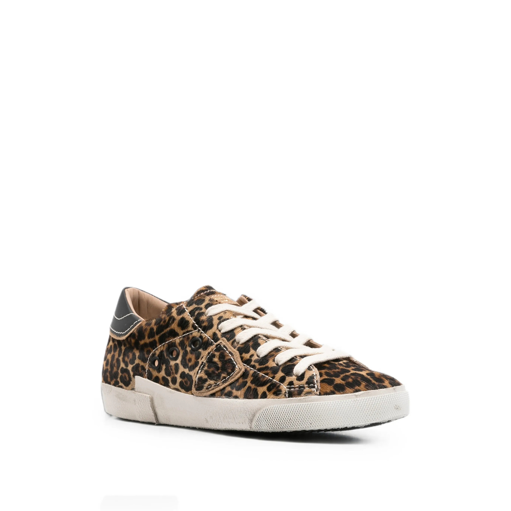Prsx Low Leopard-Print Paris Sneakers