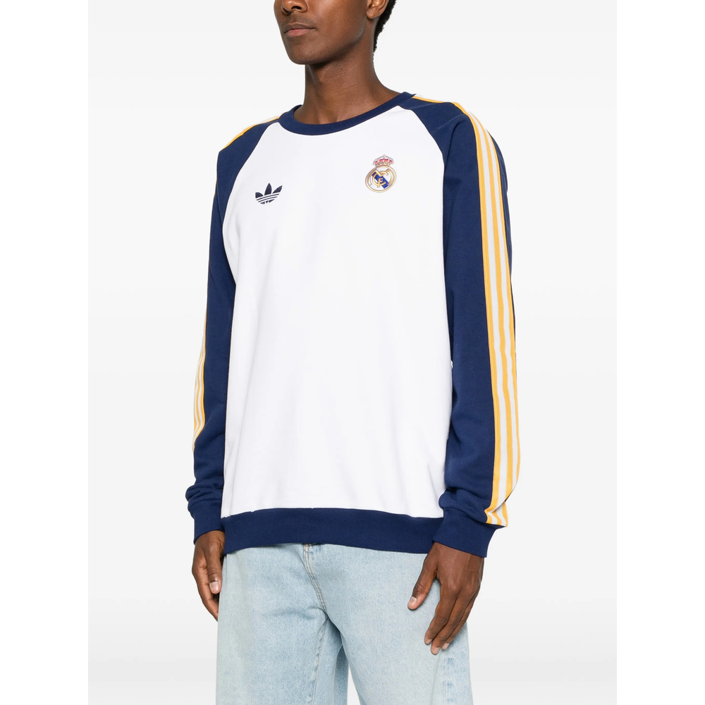 Real Og Raglan-Sleeve Stripe-Detail Sweatshirt