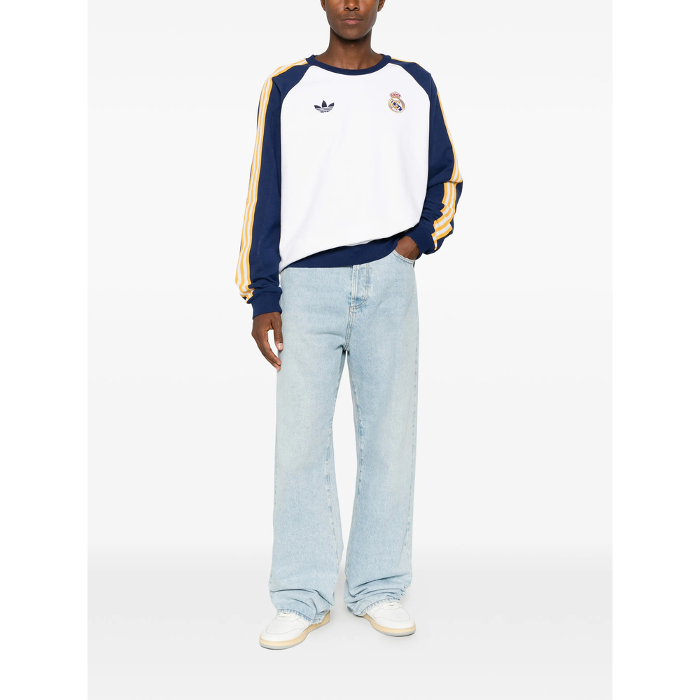 Real Og Raglan-Sleeve Stripe-Detail Sweatshirt
