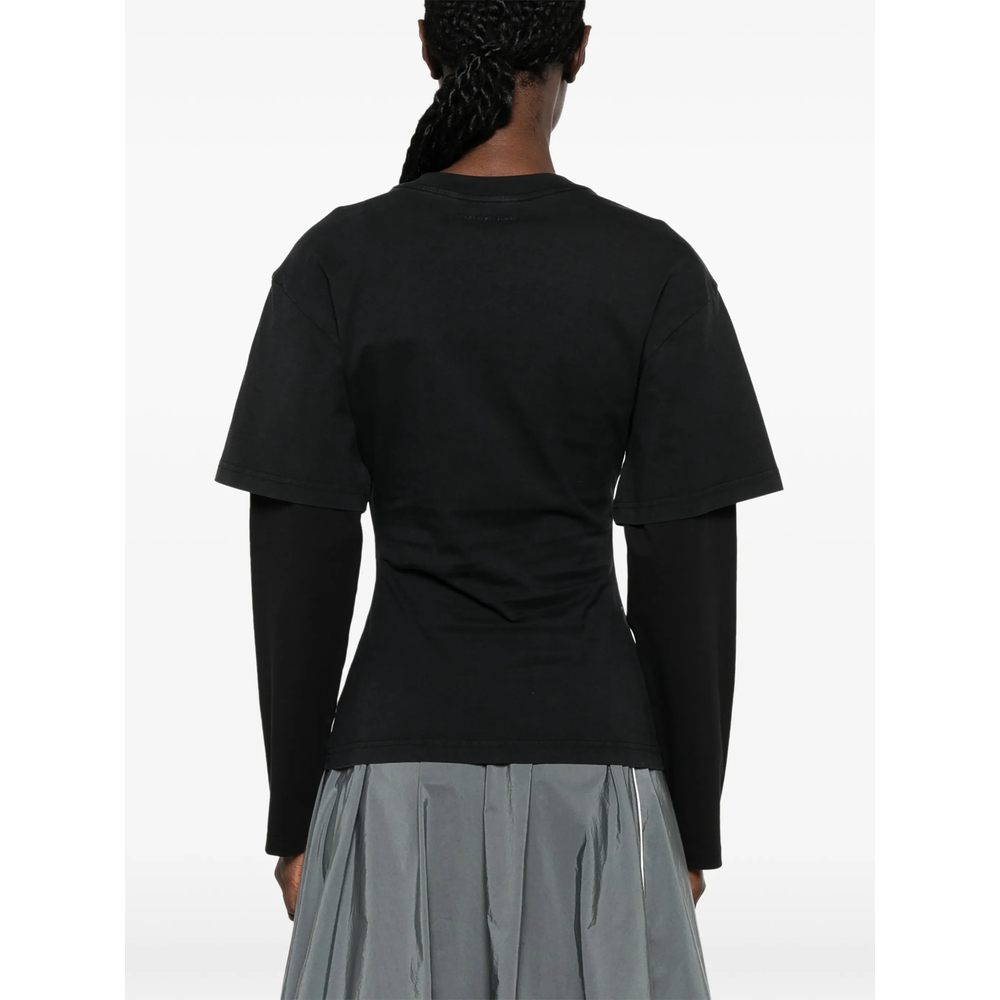 Courrèges Logo-Embroidered Layered T-Shirt