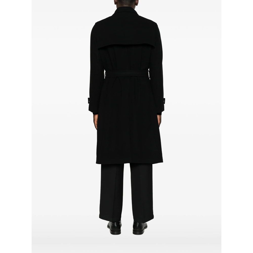 Double-Breasted Belted Coat
