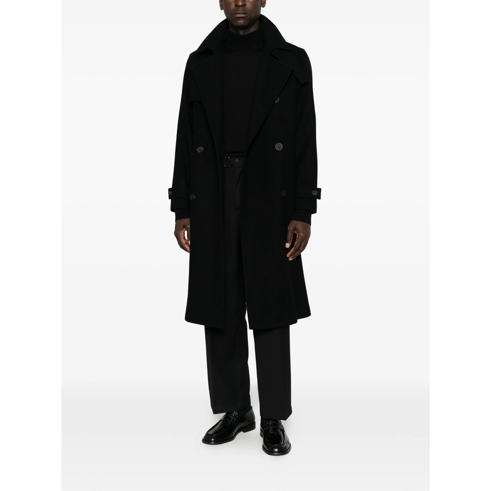 Double-Breasted Belted Coat