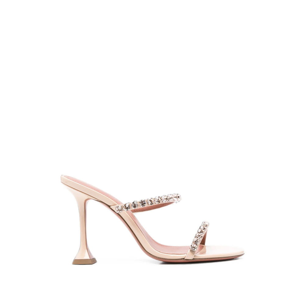 Amina Muaddi Gigi Crystal-embellished Sandals