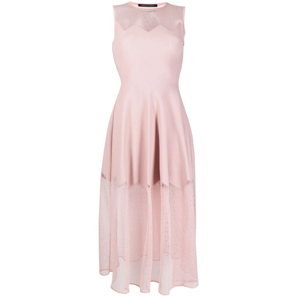 Antonino Valenti Cut Out-detail Maxi Dress In Pink