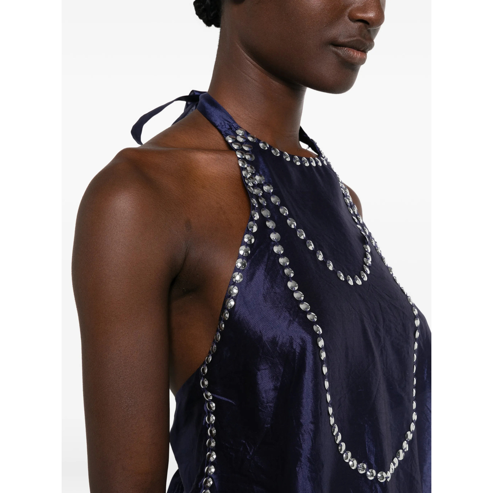 Embellished Halterneck Top