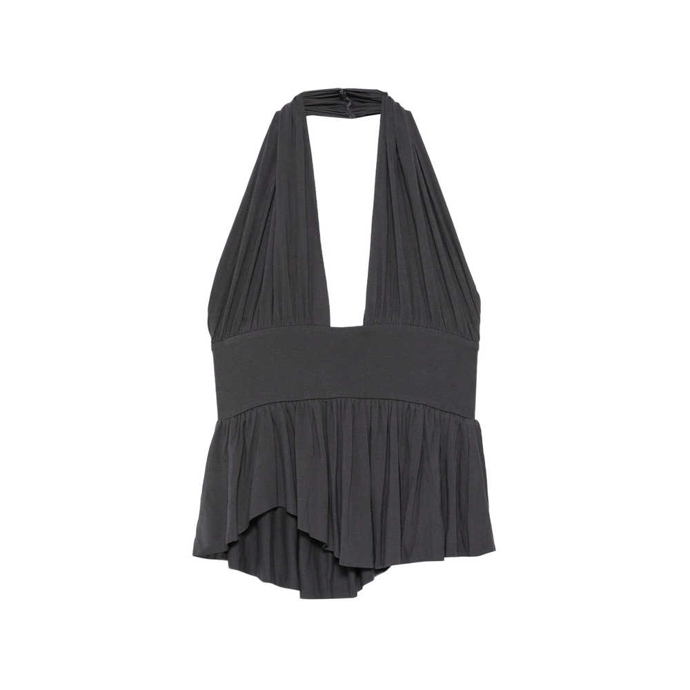 Gimaguas Dera Halterneck Peplum Top