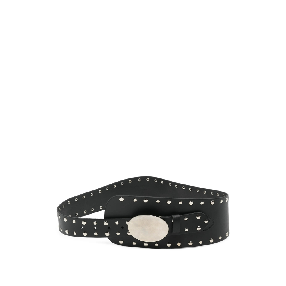 Gimaguas Iris Stud-embellished Leather Belt