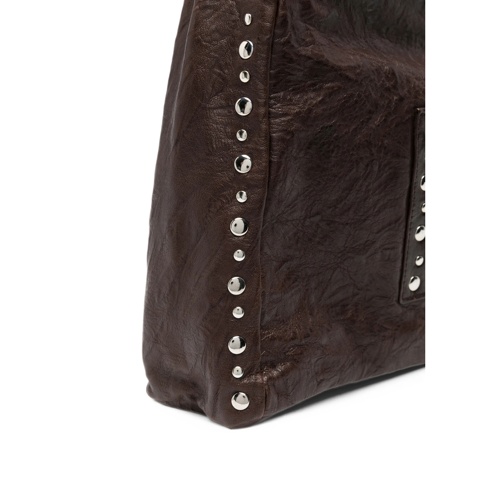 Maxi Franca Stud-Embellished Shoulder Bag