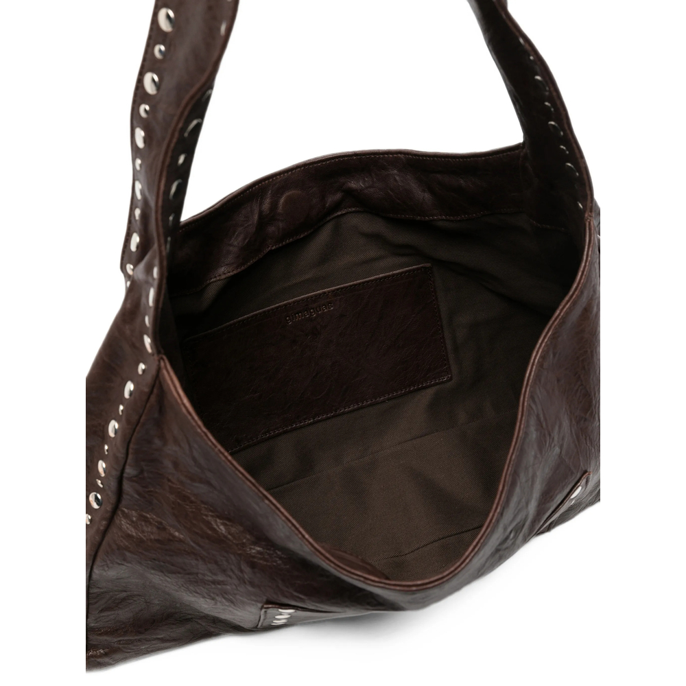 Maxi Franca Stud-Embellished Shoulder Bag