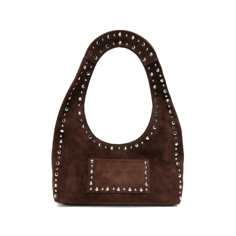 Franca Stud-Embellished Shoulder Bag