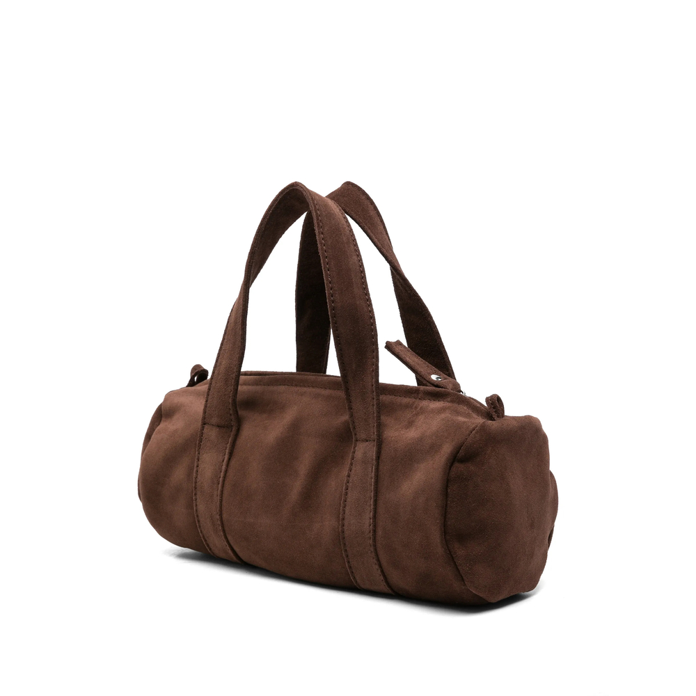 Mini Claudia Suede Barrel Tote Bag