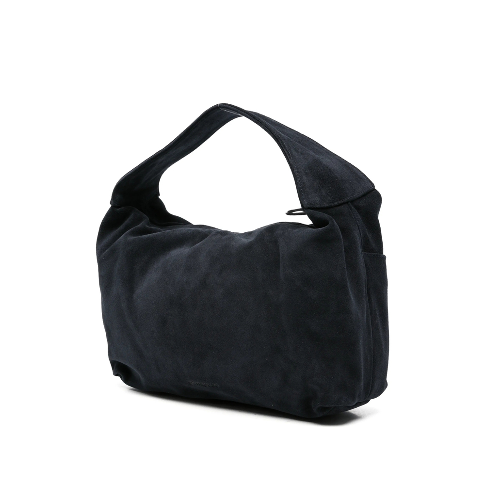 Suede Panelled Tote Bag