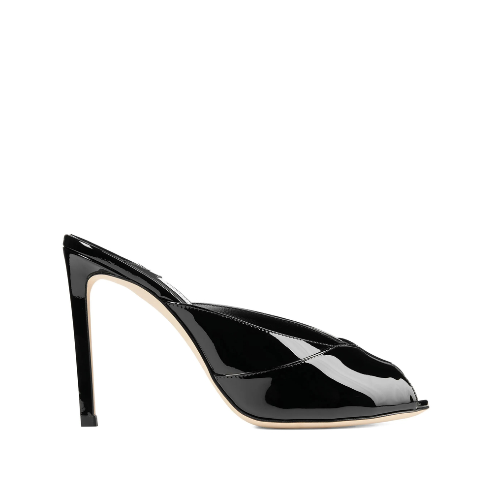 Jimmy Choo Brigitte Mule 100 Peep-toe Mules