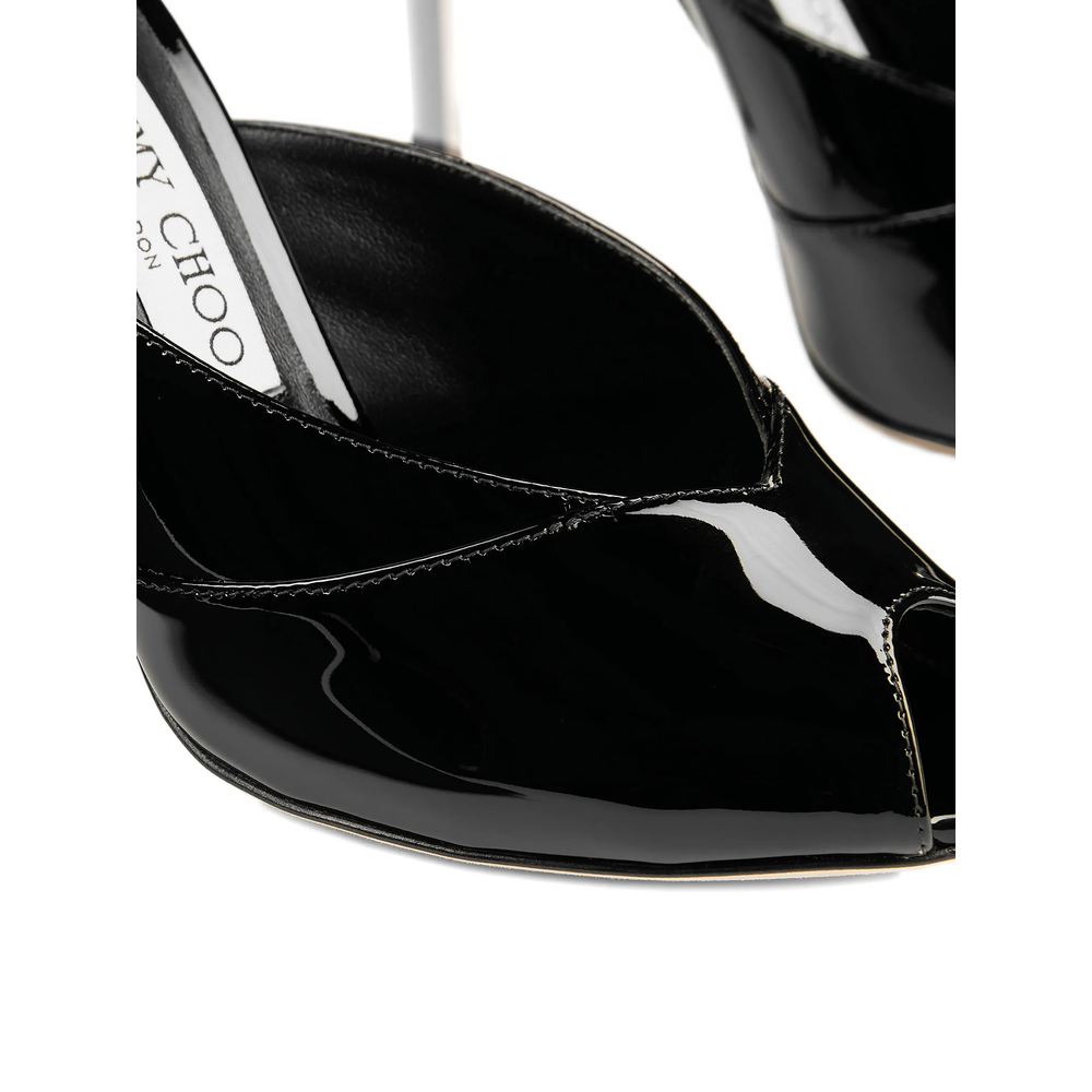 Brigitte Mule 100 Peep-Toe Mules
