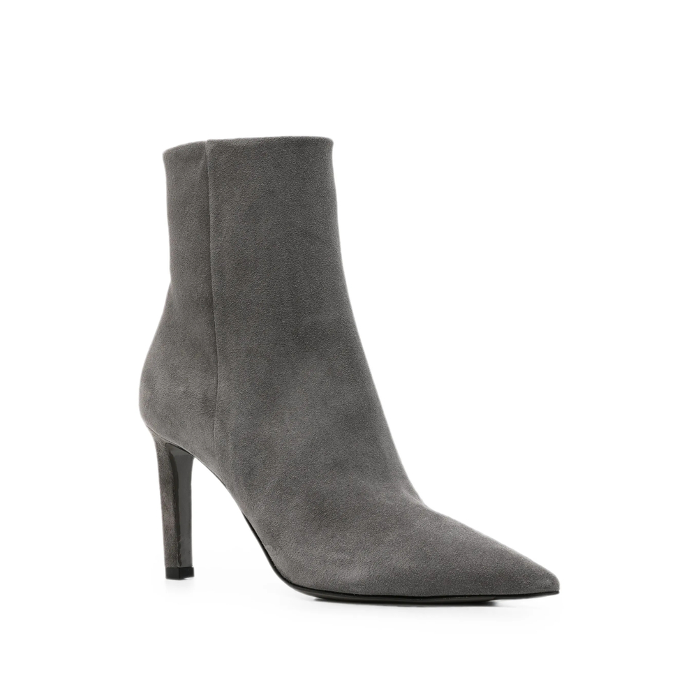 Frankie Ab Pointed-Toe Stiletto-Heel Ankle Boots
