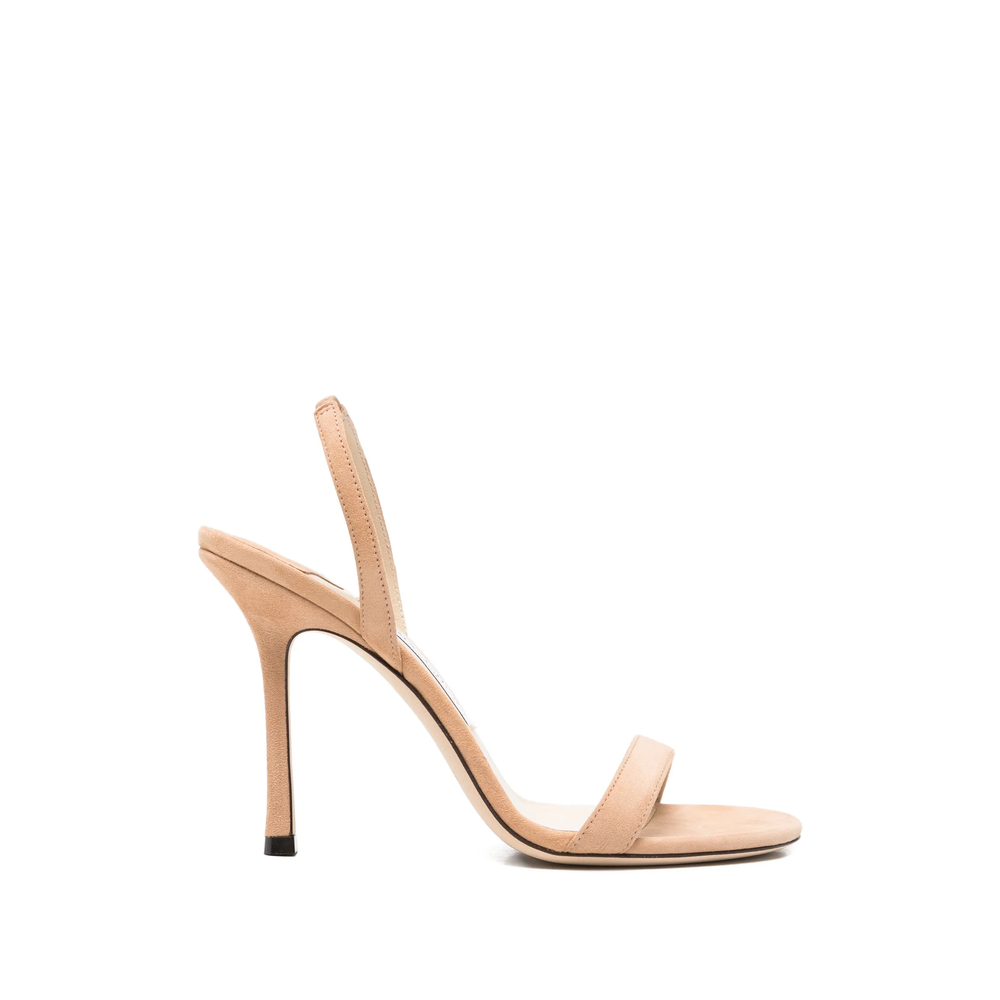 Jimmy Choo Jenn 100 Chai Suede Sandals