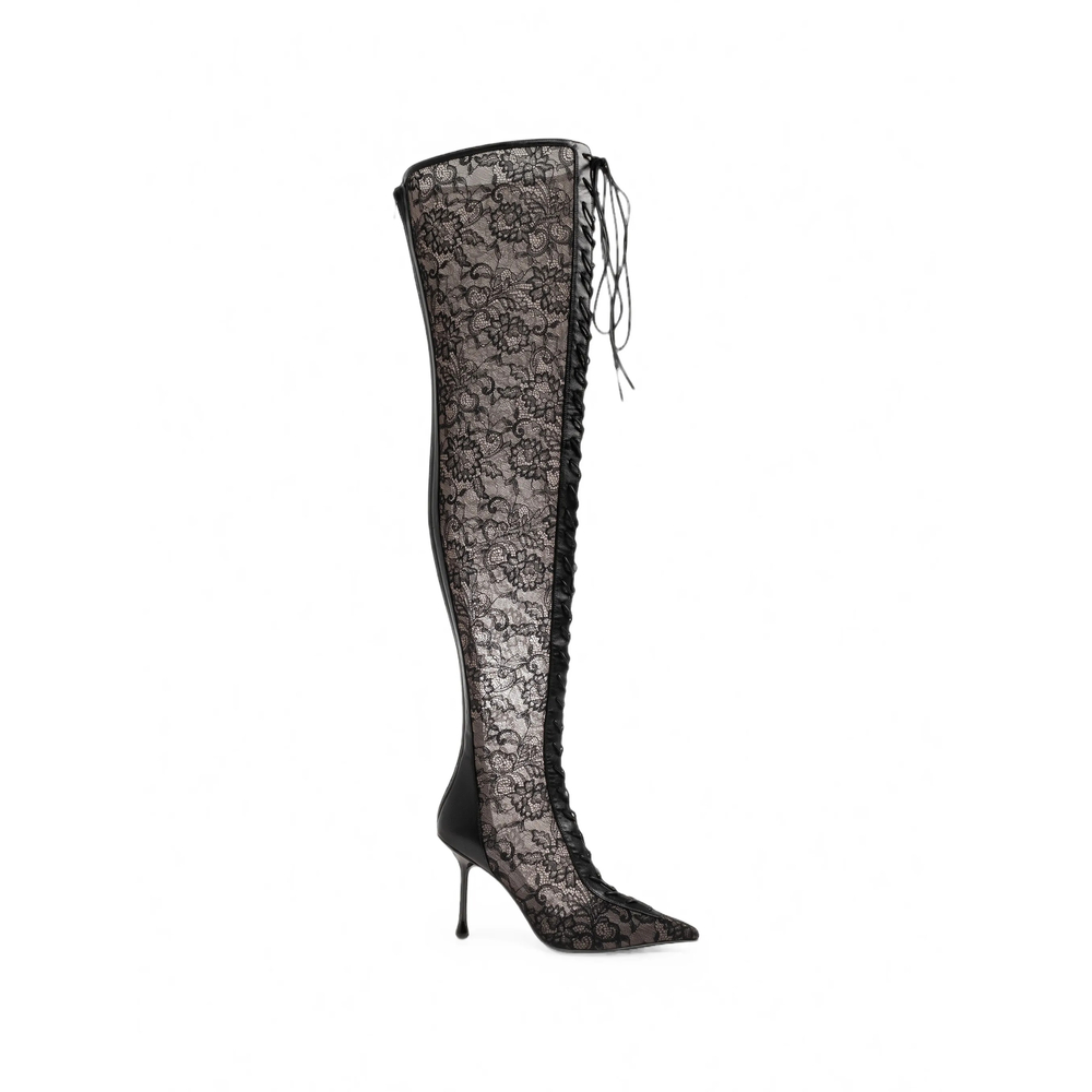 Jimmy Choo Scarlett Lace-up Over-the-knee Boots