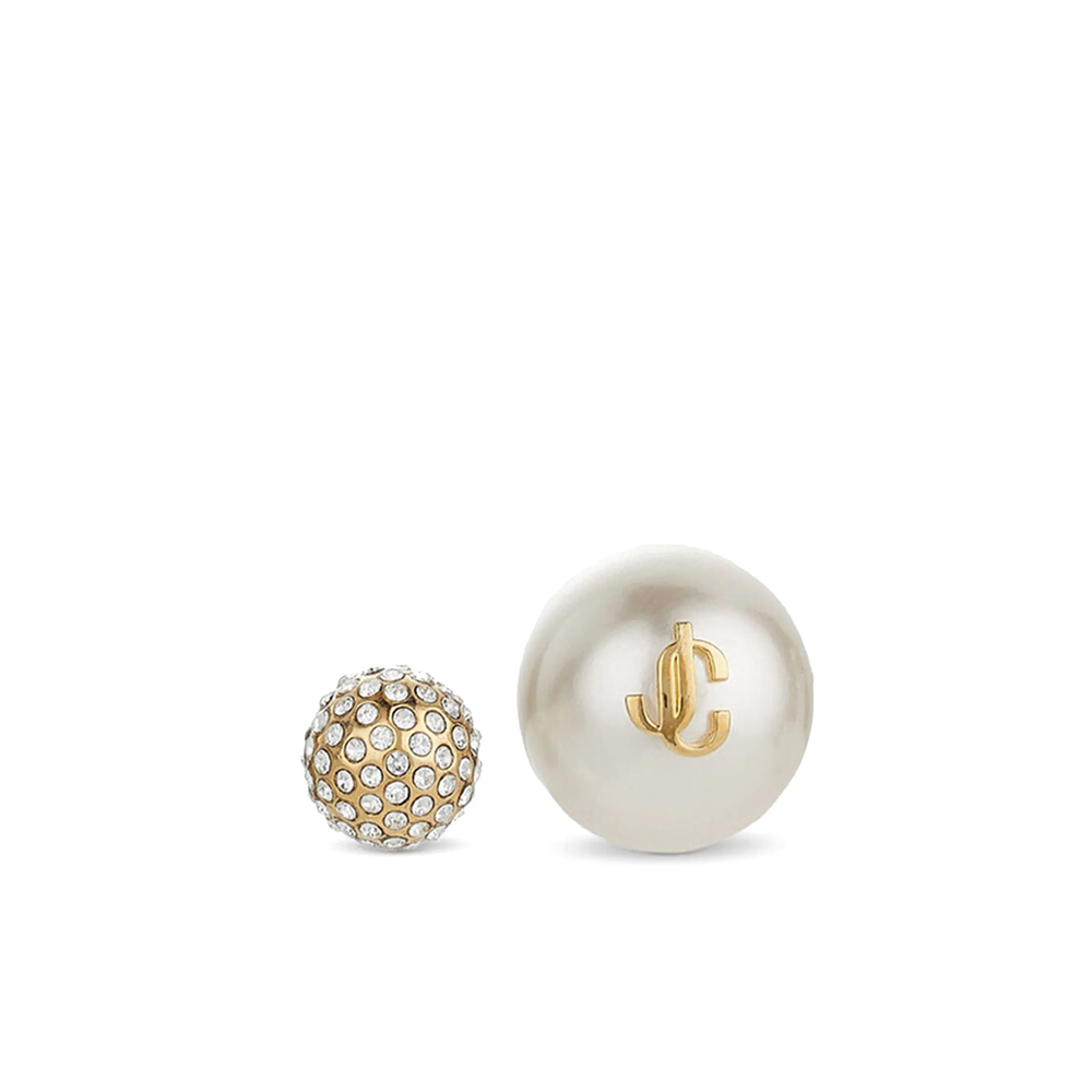 Jimmy Choo Auri Studs Crystal-embellished Earrings
