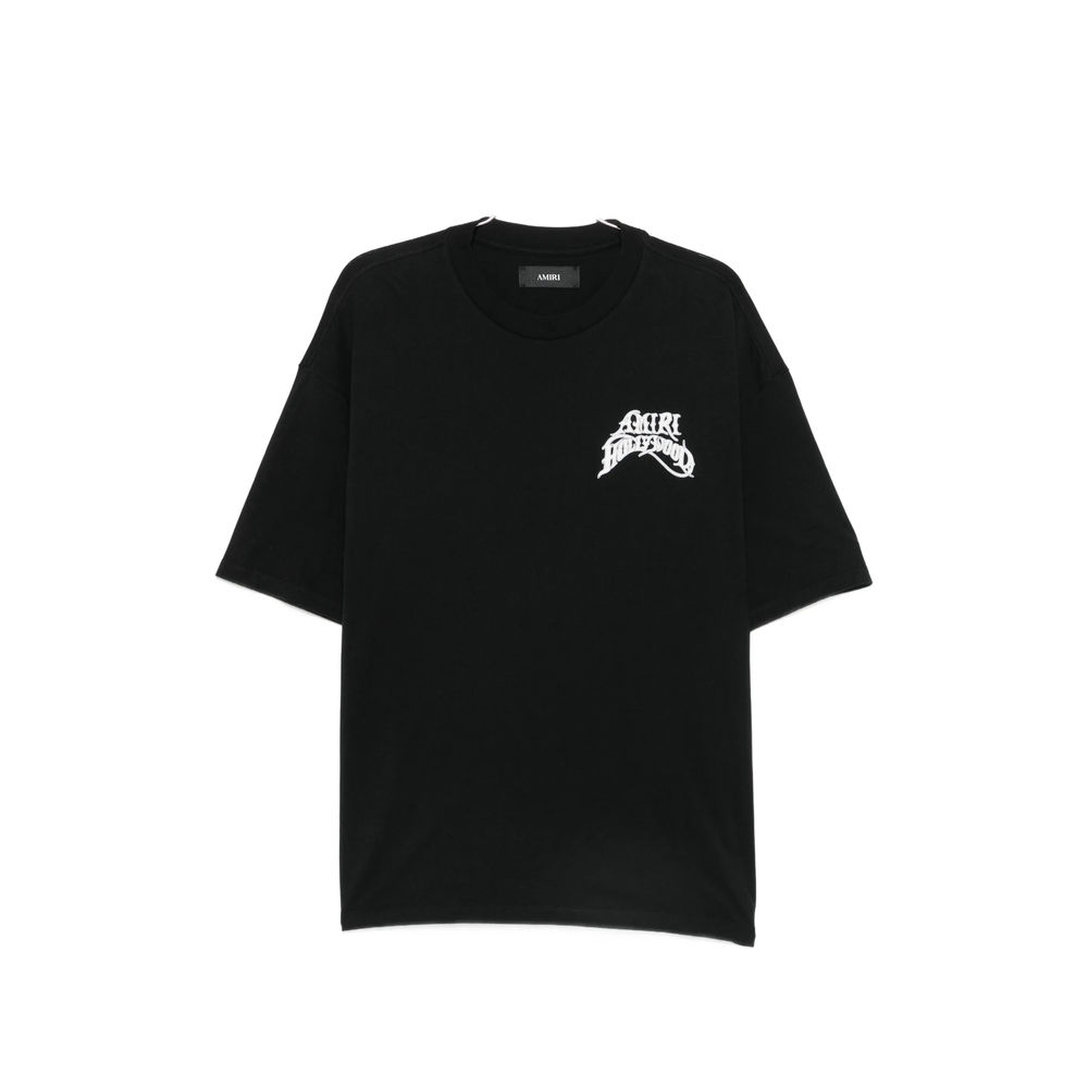 Amiri Hollywood Lj Skate Cotton T-shirt In Black