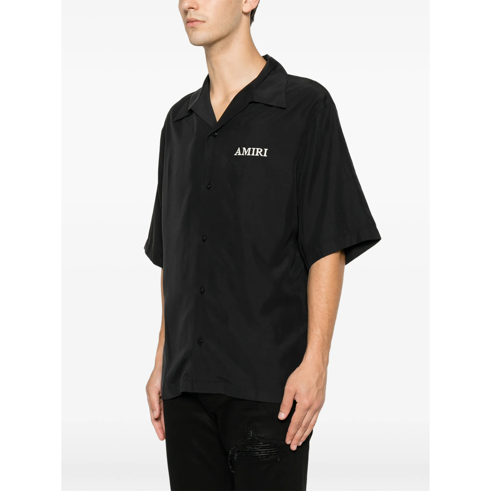 Logo-Embroidered Camp-Collar Shirt
