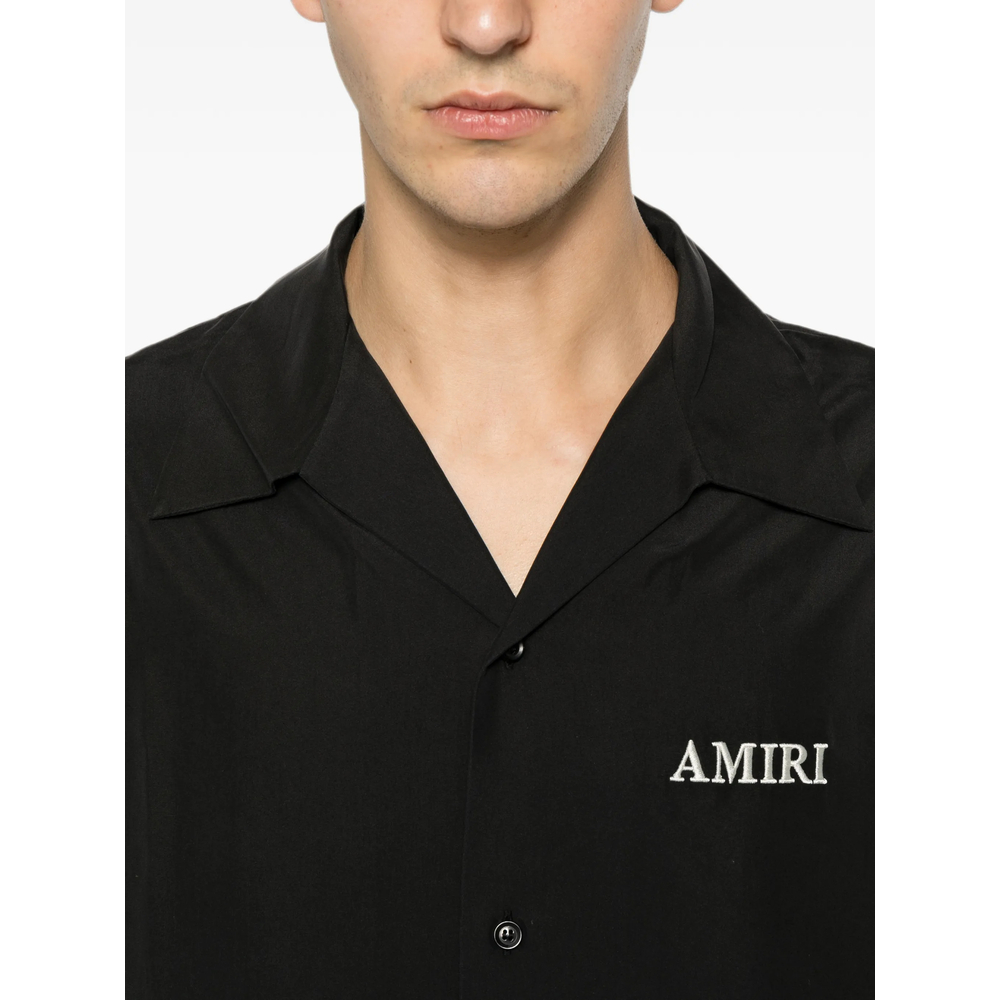 Logo-Embroidered Camp-Collar Shirt