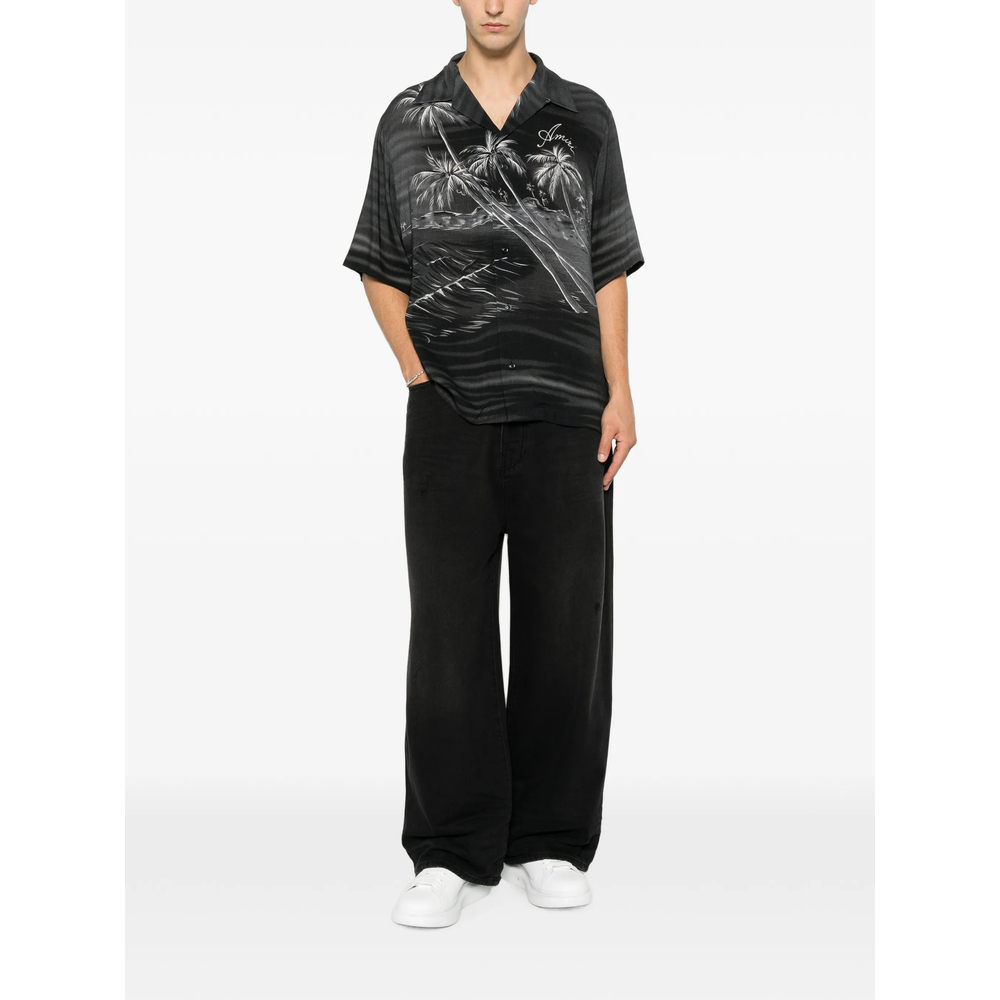Palm Tree-Print Shirt