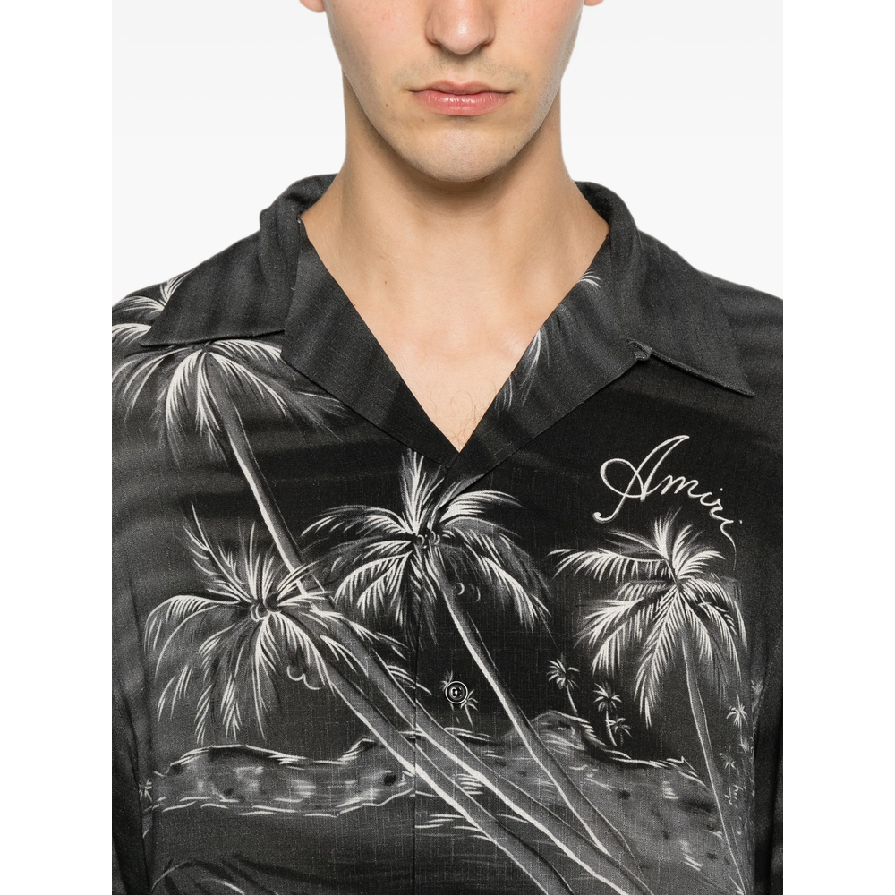 Palm Tree-Print Shirt