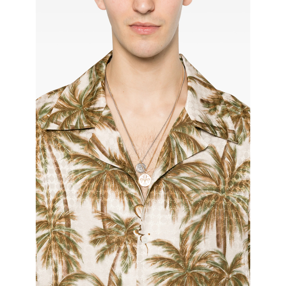 Palm-Tree-Print Shirt
