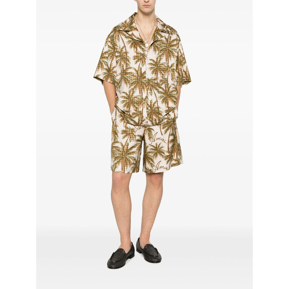 Palm-Tree-Print Shirt