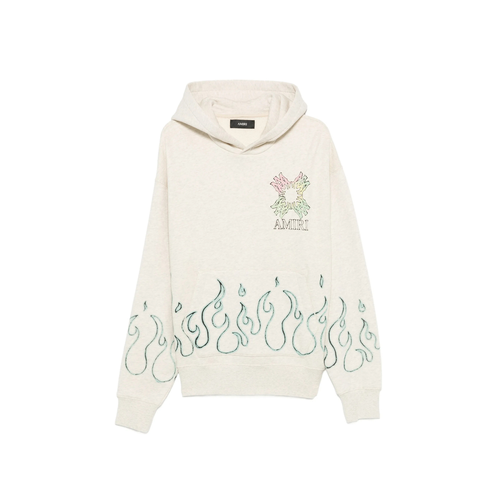 Amiri Ma Quad Flames Oversized Hoodie