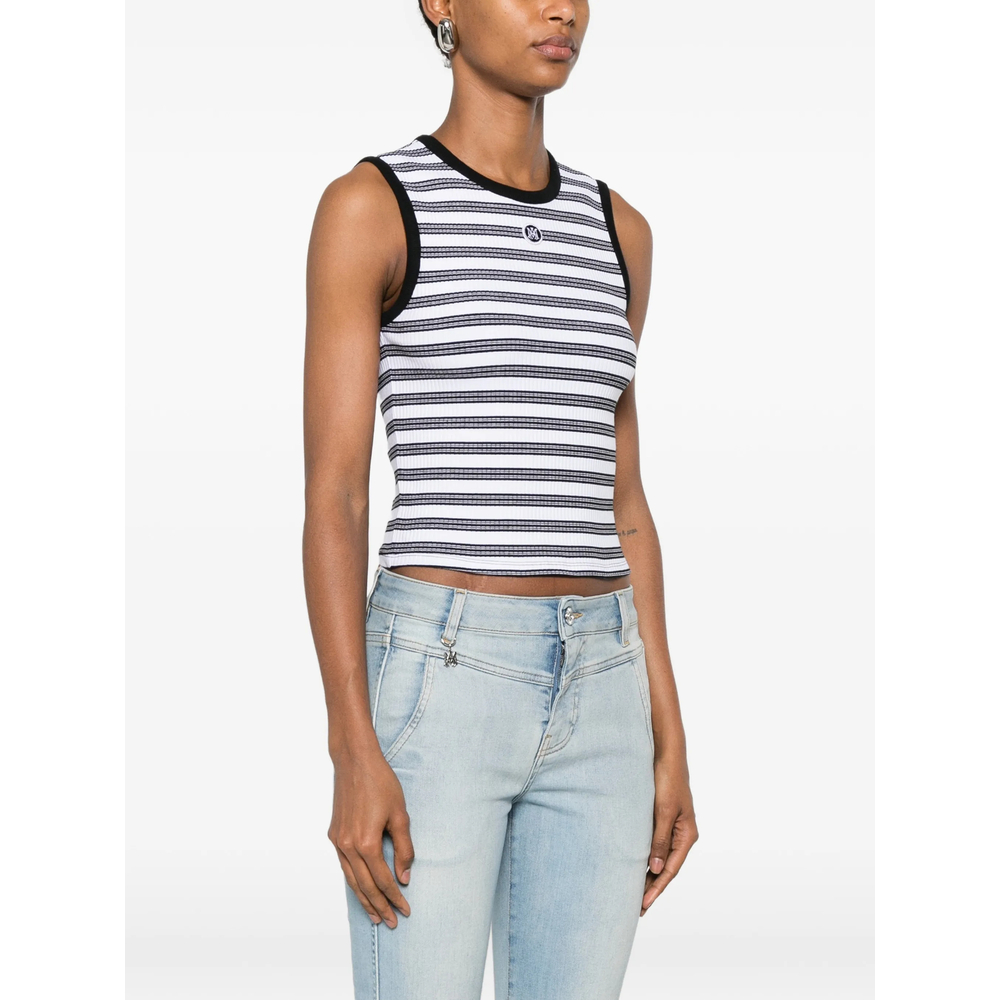 Ma Striped Sleeveless Top
