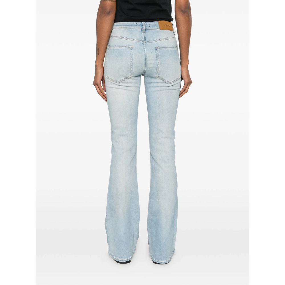 Logo-Charm Flared Jeans