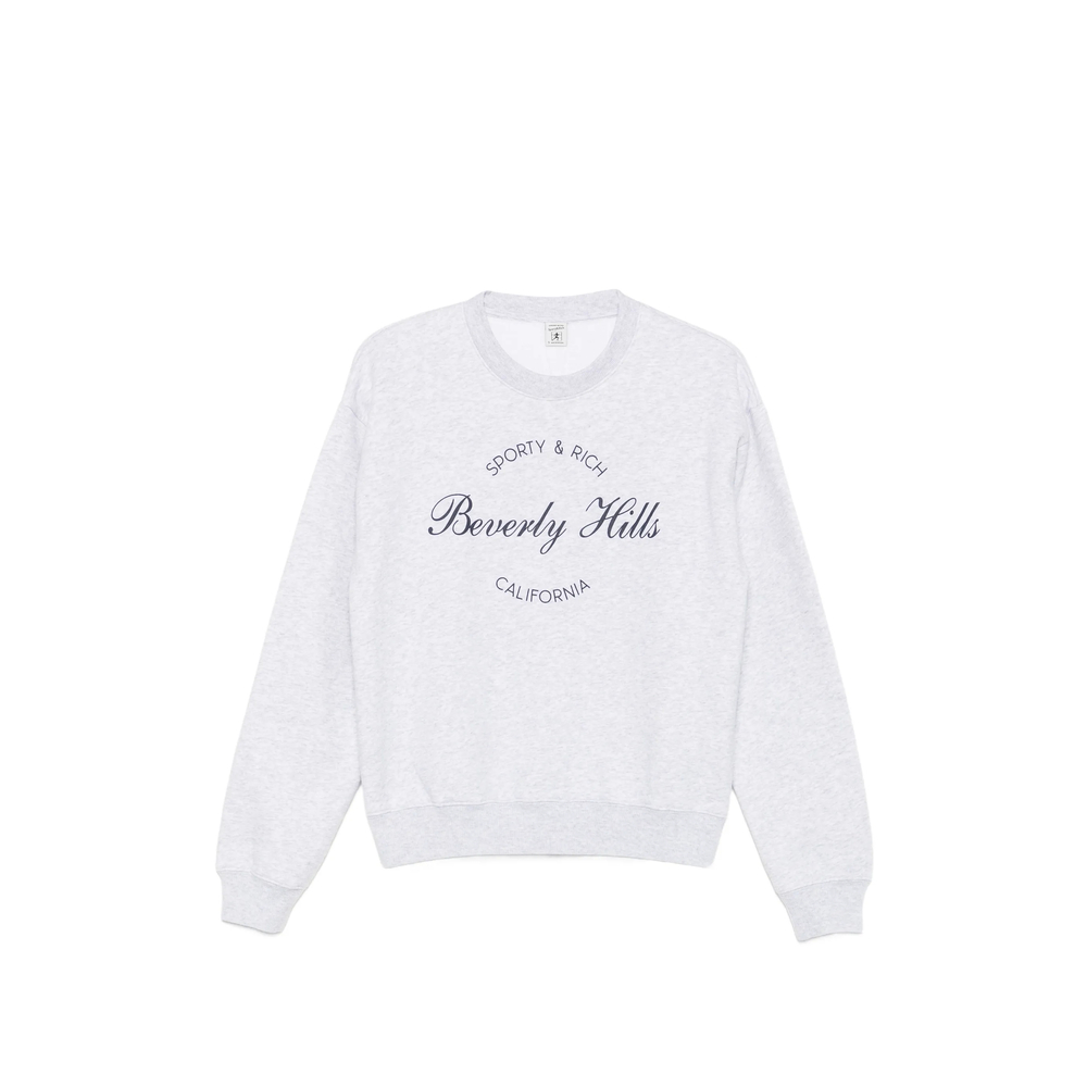 Sporty & Rich Beverly Hills Logo-print Sweater