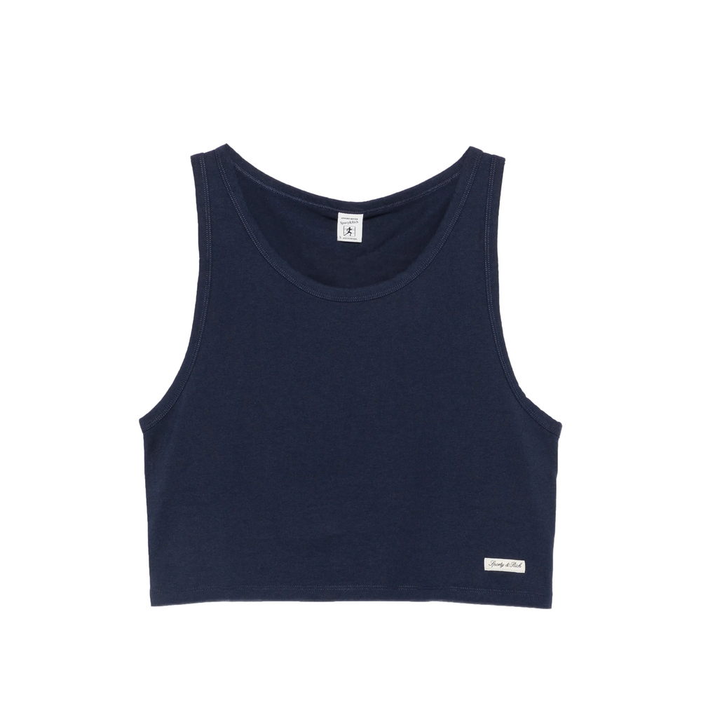 Sporty & Rich Logo-patch Tank Top