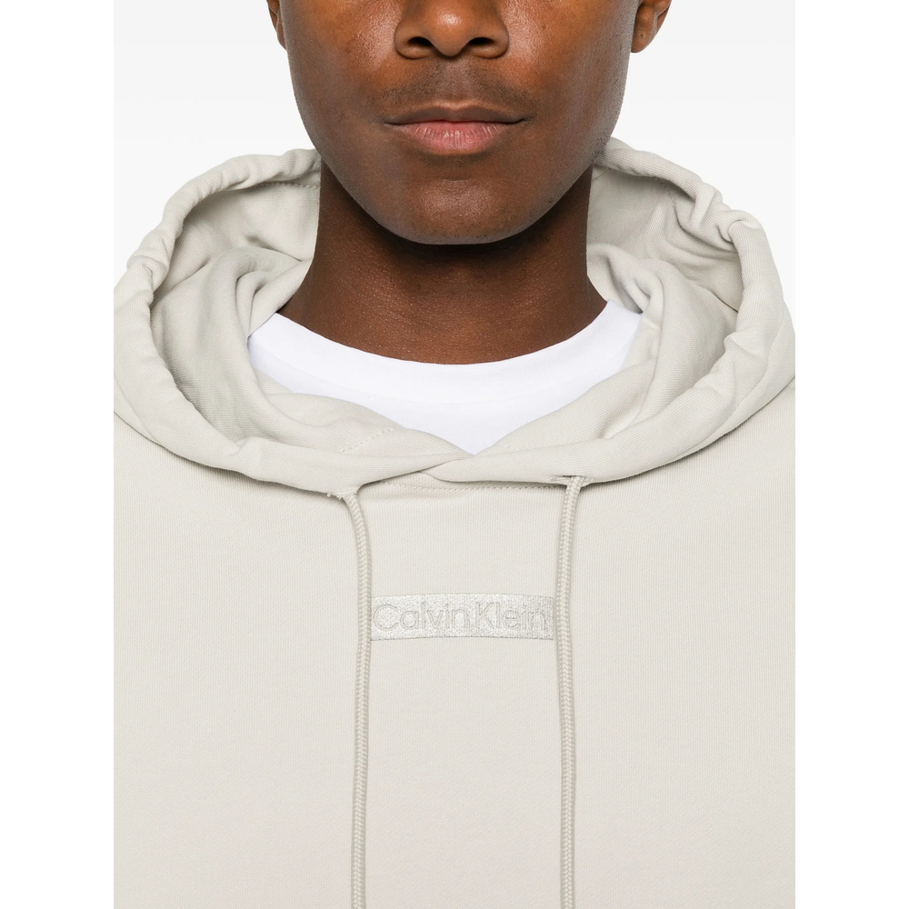 Logo-Patch Drawstring Hoodie